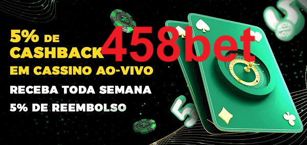 Promoções do cassino ao Vivo 458bet